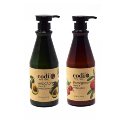 Codi Hand and Body Lotion, 25 fl. oz./750 ml [Avocado, Pomegranate] - 2 PACK