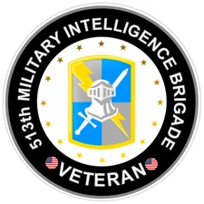 513th Military Intelligence Brigade Veteran Bumper Sticker Military Decal 5"