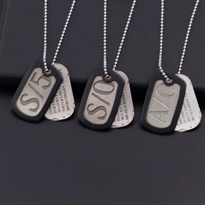Gangsta Nicolas Brown Twilight A/0 Cosplay Mercenary Dog Tag