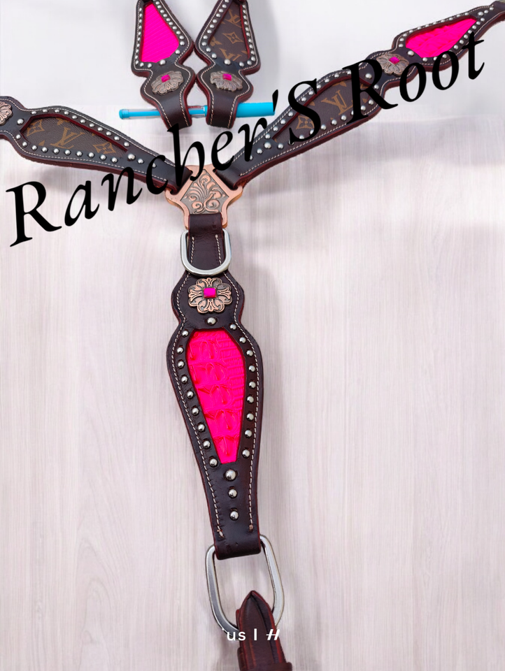 Western Horse Tack Set | Pink With Brown Tack set | eBay