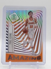 Trae Young 2020-21 Illusions Amazing Orange  #17 Insert Acetate Refractor Card