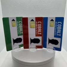 RUST Key Cards | COBALT Keycard Set | Cosplay Cards | Red Key Card Blue Key Card