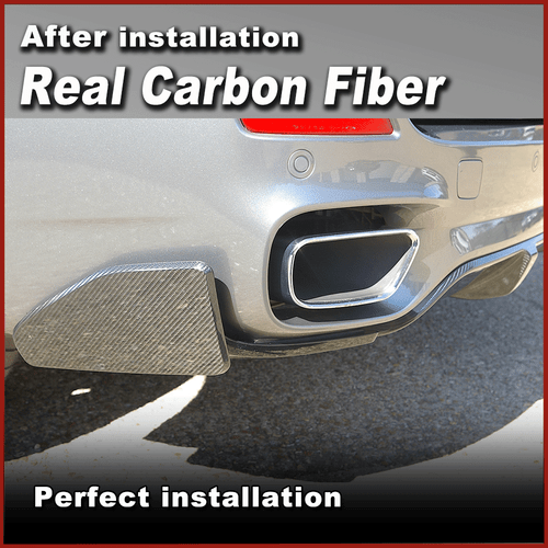 Diffusore carbonio diffusore posteriore spoiler per BMW X5 F15 M pacchetto paraurti 2014-18 - Foto 5 di 11