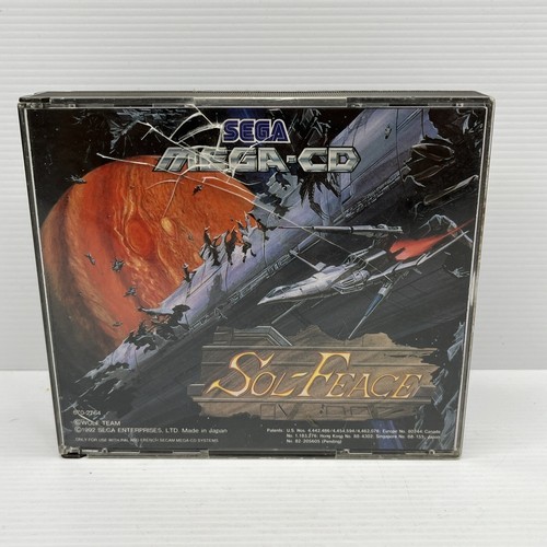 Sol-Feace Sega Mega CD - Case & Manual ONLY - NO GAME! - Bild 1 von 6