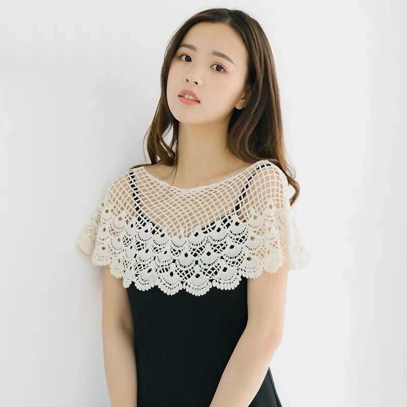 Crochet lace deals shrug