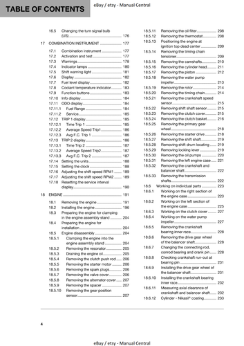 HUSQVARNA 2019 SVARTPILEN 701 & STYLE REPAIR WORKSHOP SERVICE MANUAL REPRINTED - Picture 4 of 7
