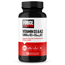 FORCE FACTOR Vitamin D3 K2 to Support Immunit...