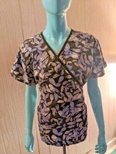 Absolute M SCRUB TOP Medical Uniform Nurse Veterinarian Hospital Dental Work Vet