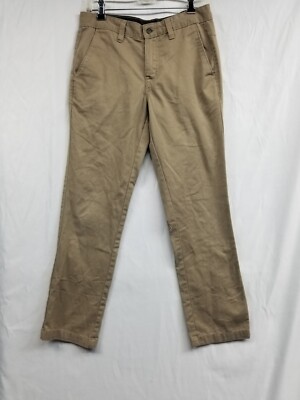 Volcom Chino Pants Mens Size 28 khaki Jeans 