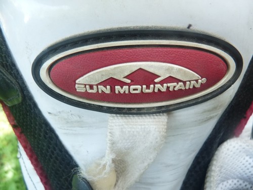Women's Sun Mountain DIVA Black/White Lightweight Nylon Cart Golf Bag - Picture 3 of 8