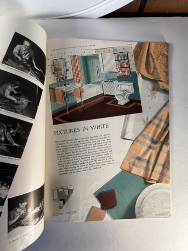 House Beautiful Magazine September 1940 ~ Mid-Century Vintage Architecture Home - Picture 18 of 19