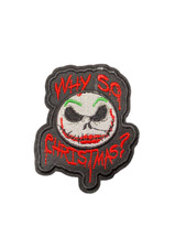 Horror Halloween Patch, Iron On/Sew On
