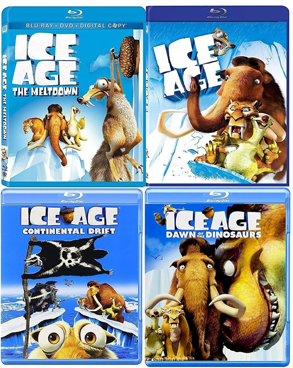 Ice Age 4-Movie Set 4-Disc Bluray Set | eBay