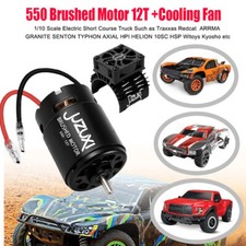 550 12t Brushed Wasserdicht Motor Schwarz Motor Ersatz Für 1/10 Rc Truck Auto