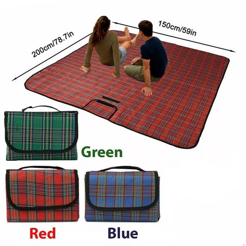 Picnic Blanket Mat 200cm Waterproof Camping Outdoor ε, Rug υ( Beach D2S6 - Picture 3 of 14