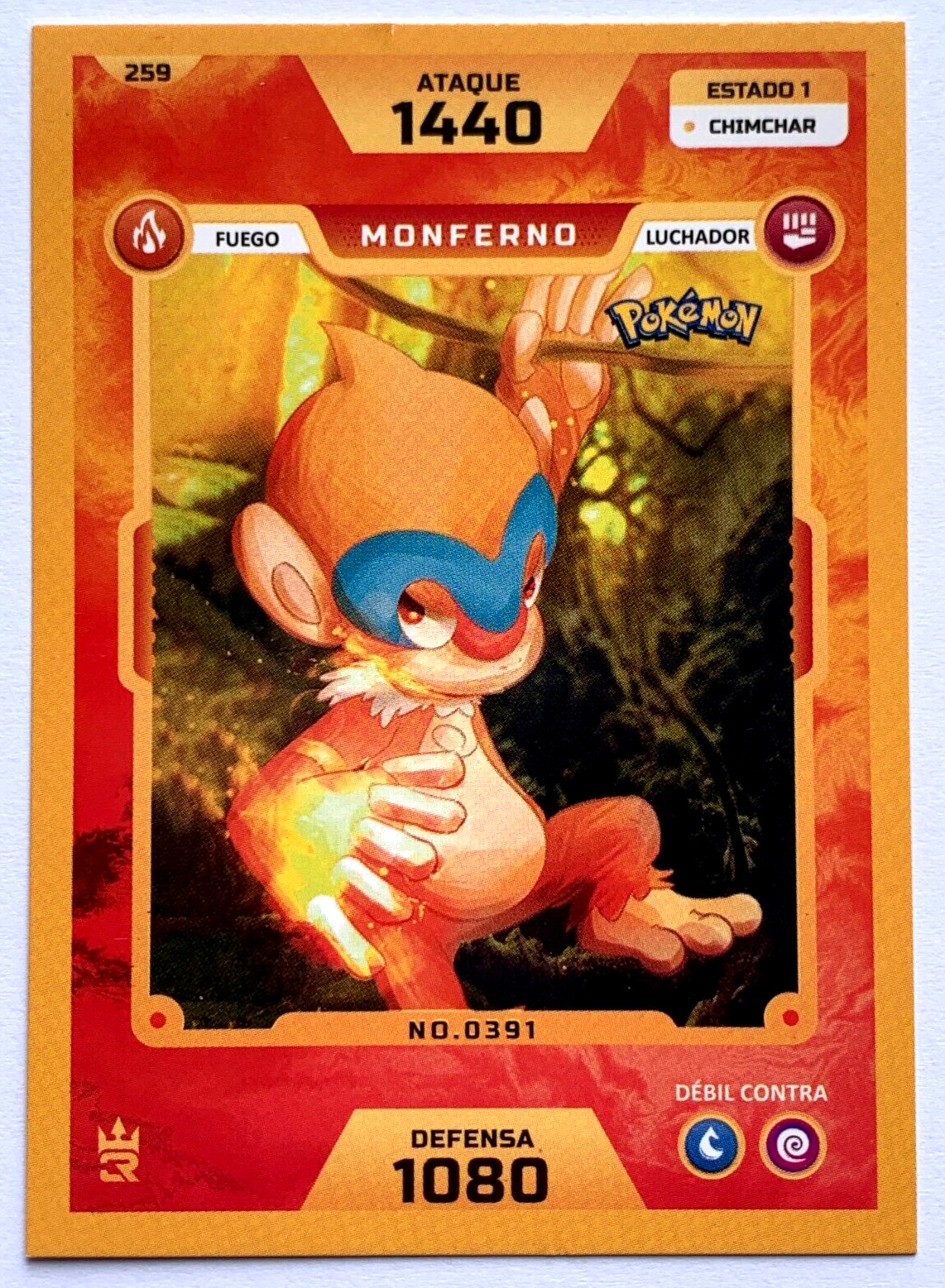 CARD POKEMON MASTER JOURNEYS 3R #259 MONFERNO 2023 PERU Edition TCG
