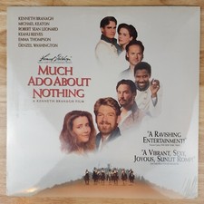Much Ado About Nothing Laserdisc LD Movie Michael Keaton Keanu Denzel Sealed