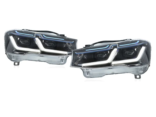Conjunto de faros LED transparentes para BMW X3 X4 F25 2011-2018 F26 1 par - Imagen 5 de 11