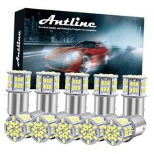 BAY15D 7528 2057 2357 LED Bulbs White, Super Bright 3014 54 1157 Xenon White