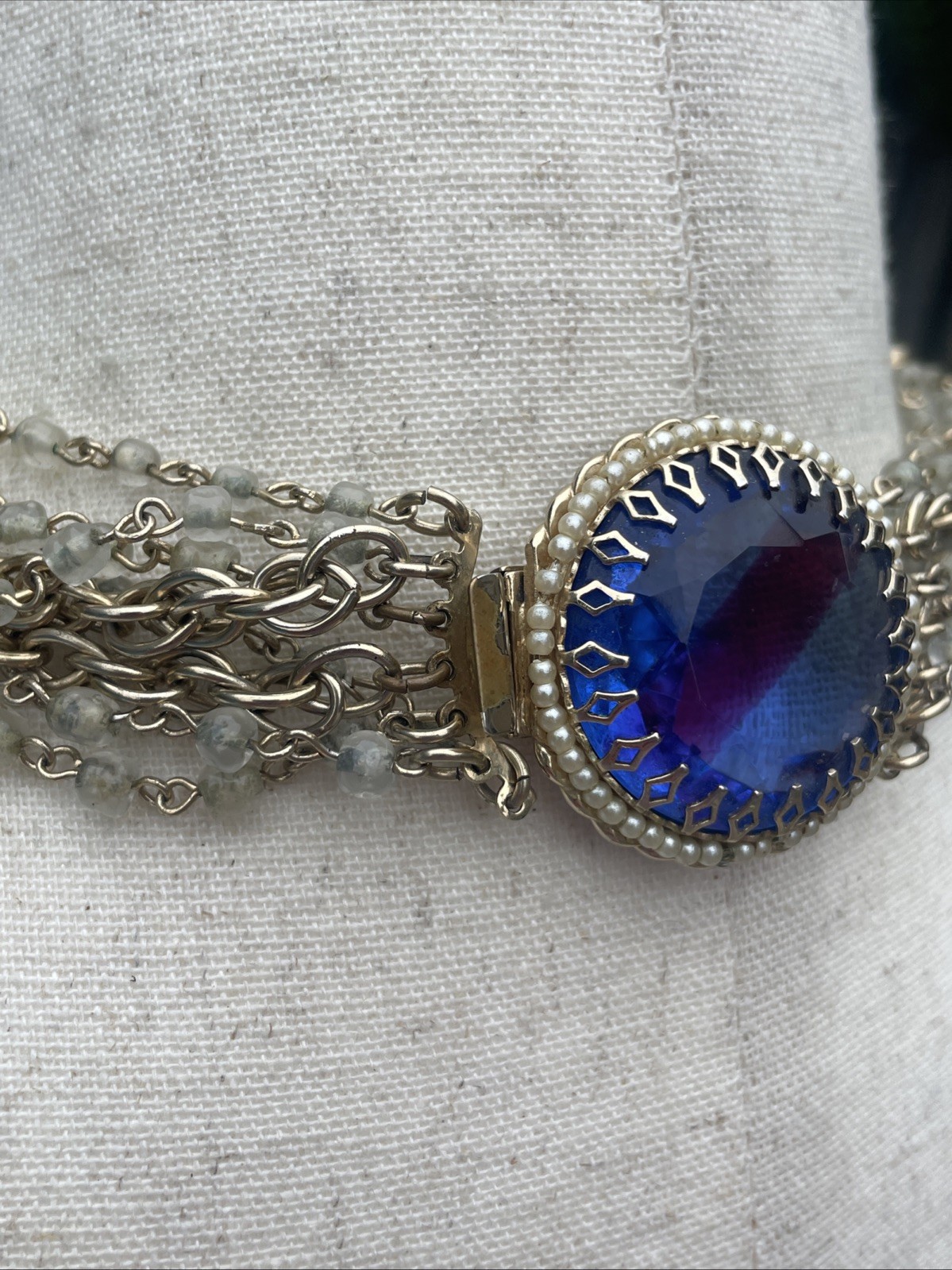 Vintage Unsigned Vendome Multi-Stranded Collar Ne… - image 7