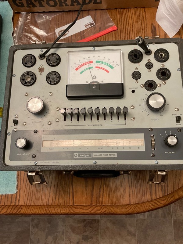 Vintage | Knight | Model KG-600B | Vacuum Tube Tester | Allied Chicago