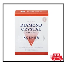 Diamond Crystal Kosher Salt Flakes Full Flavor No Additives and Less Sodium,26Oz