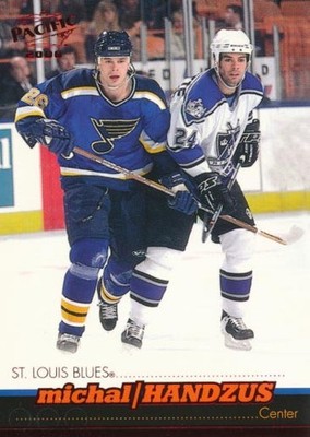 1999-00 Pacific RED #357 MICHAL HANDZUS - St. Louis Blues