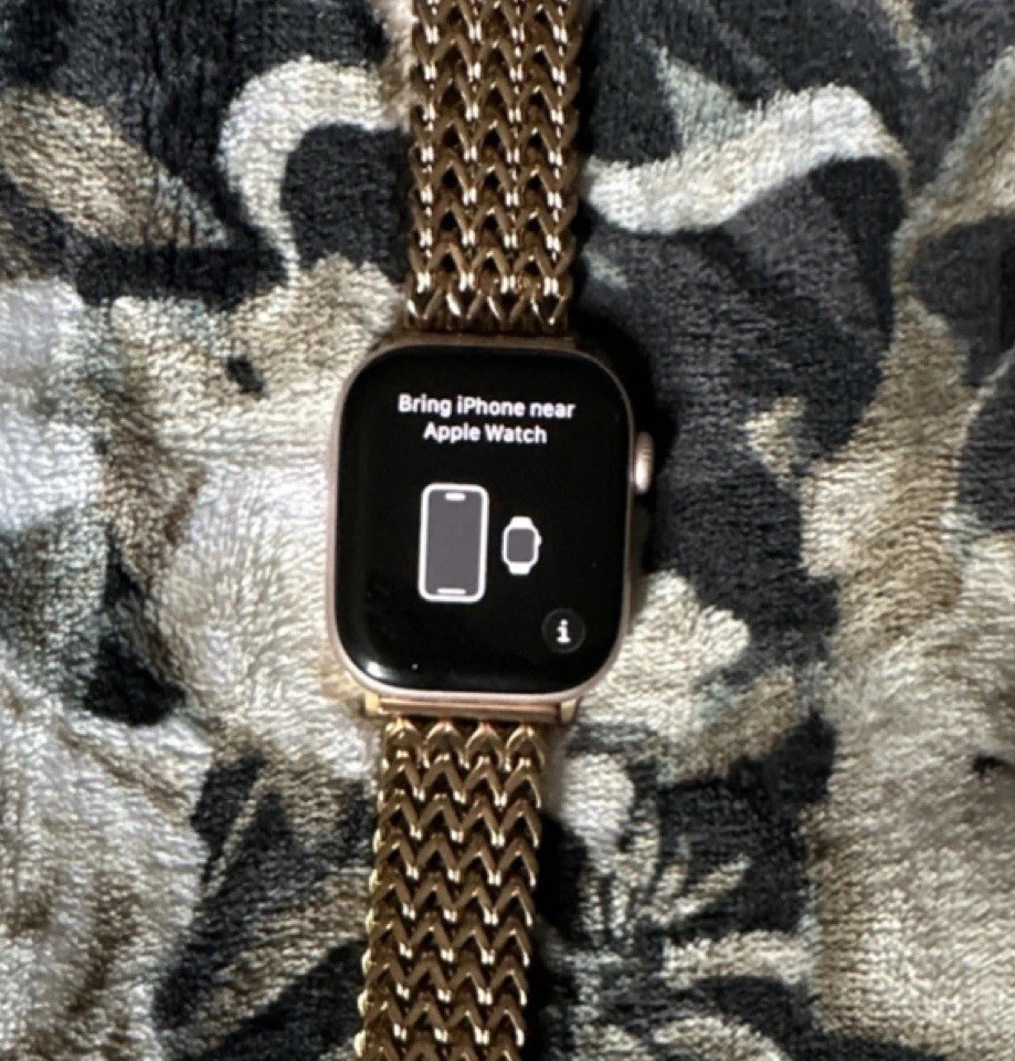 Apple Watch Series 10 42mm Rose Gold Cellular + My Pretty Straps