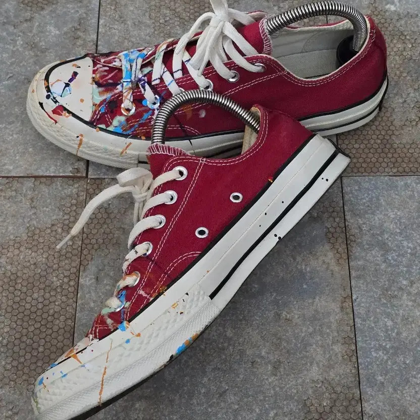 Converse Chuck Taylor All Star 70 Crimson Custom Sneakers 260 thumbnail 7