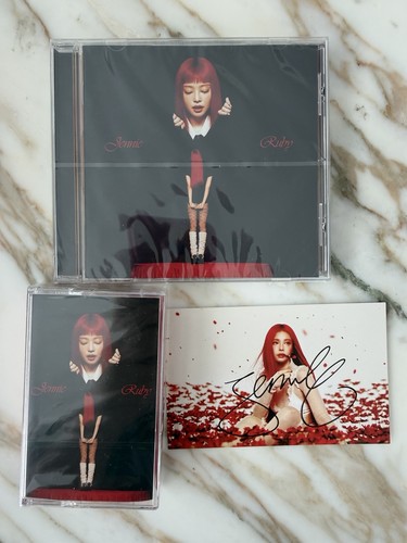 Jennie - Ruby CD + Cassette + Signed ART Card prezzo ebay