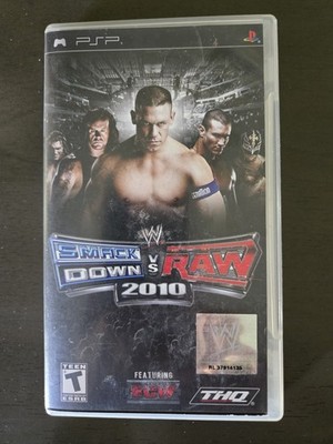 WWE Smackdown vs Raw 2010 Sony PSP Case & Manual Only, No Game