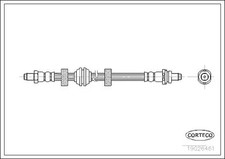Flexible de frein Ford COUGAR