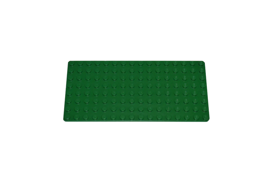 Lego® Straßenplatte 16x8 8x16 Platte Straße Komplett GRÜN PLATE STREET ZUG - Bild 1 von 1
