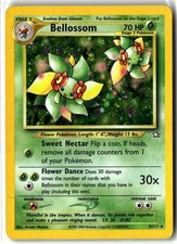 2000 Bellossom ⭐️ 3/111 Holo Rare Neo Vintage Genesis Pokemon MP Crease on eBay