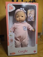NEW IN BOX Corolle Calin Mila 12" Soft Baby Doll w/ Vanilla Scent, Pink Outfit