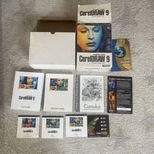 Vintage Corel Draw 9 graphic Suite Windows Software