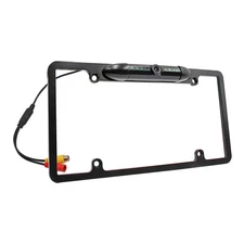 License Plate Frame Backup Camera, Night Vision Car Rear View Camera with 8 L...