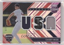2018 Panini Elite Extra Edition USA Materials Purple 7/25 Casey Mize hg6