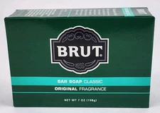 Brut Classic Original Fragrance Bar Soap 7oz Rare and Discontinued