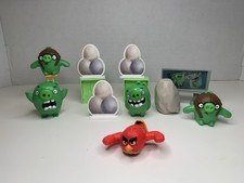 McDonalds Angry Birds Lot Red Bird Pigs Eggs Playset Pieces Toys