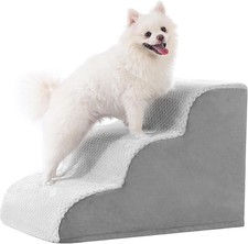 3 Step Ramp Stairs for Sofa  Chair NonSlip Sturdy Pet Steps Dogs Cats