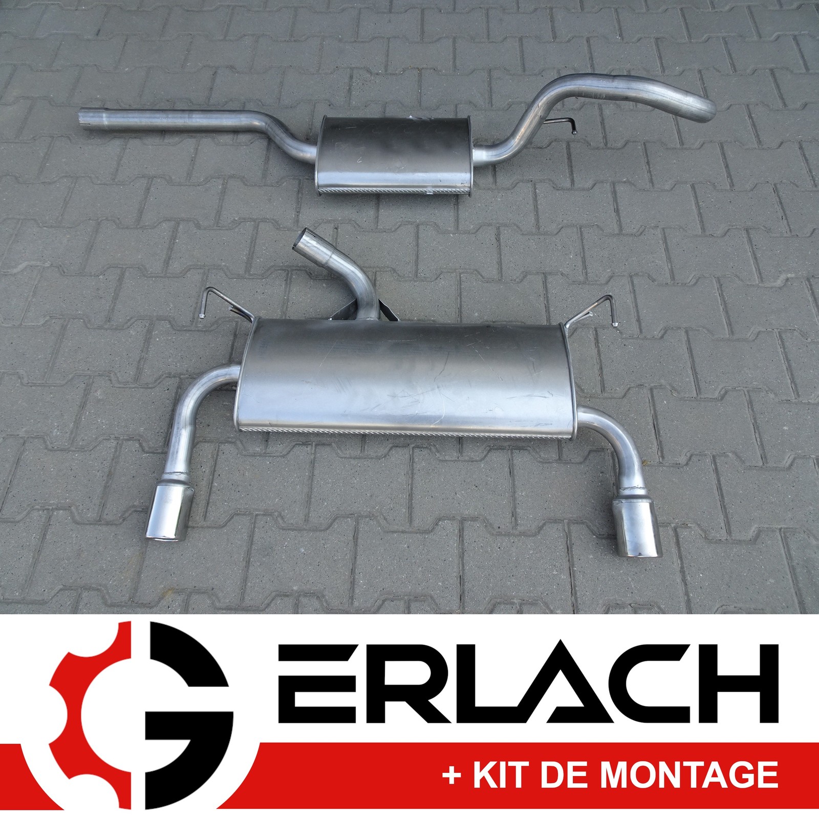 Silencieux echappement Ford Kuga II 1.5 1.6 EcoBoost ideal pour passage controle technique 8272