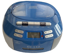Portable CD Player AM/FM Radio Cassette Recorder Boombox Bluetooth USB CD-X2A