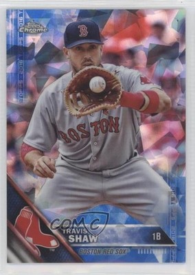 2016 Topps Box Set Chrome Sapphire Edition /250 Travis Shaw #427 6m1