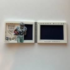 Terrance Williams 2013 Panini Playbook Rookie Booklet Relic Card /199 #236. rookie card picture