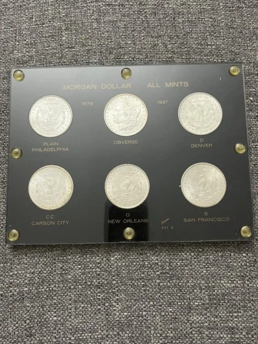 Morgan Dollar All Mint Collection - Including Carson City All Unc MS