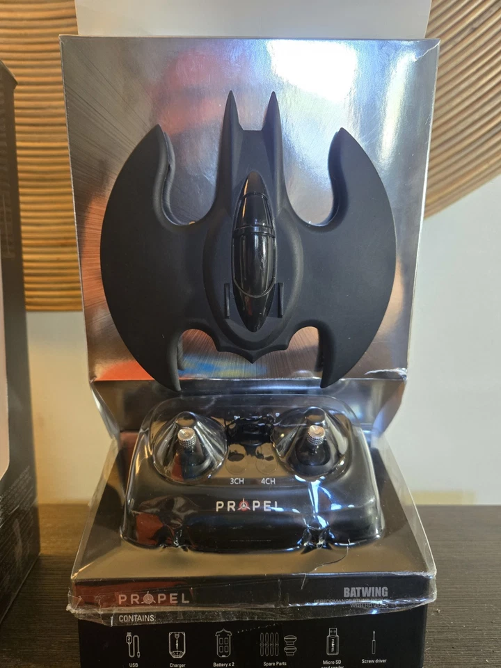 DC Comics-Batwing Performance Stunt Drone-3 Speeds For Beginner&Advanced Pilots - Image 2 of 4