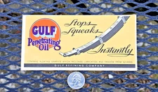 VINTAGE GULF PENETRATING OIL BLOTTER, BEAUTIFUL CONDITION