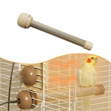 Heated Bird Perch Cage Accessory Compact Warming Device Winter Bird Heater for