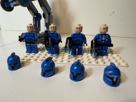 LEGO Star Wars Senate Commando Clone Trooper Minifigures and walker 